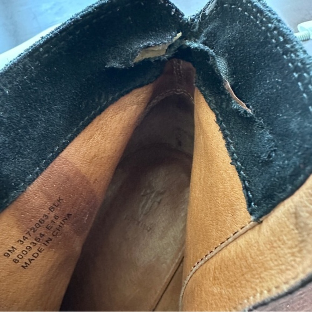 Frye Renee Suede black women’s Size 9 - Picture 10 of 11